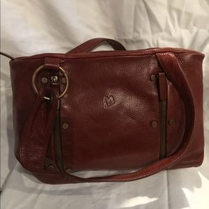 Leather handbag